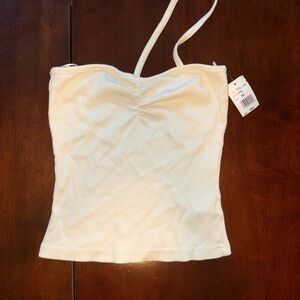 NWT AGOLDE - Lola One-Shoulder
Bandeau Top Size XS - Cream